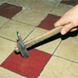tapping with hammer