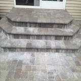 white-stain on stair